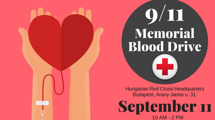 Memorial Blood Drive, Red Cross Budapest Headquarters, 11 September