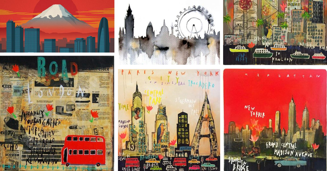 Art In English: Poster Cities Creative Course