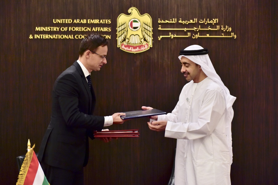 FM Szijjártó Signs Anti-Terrorism Cooperation Agreement With UAE