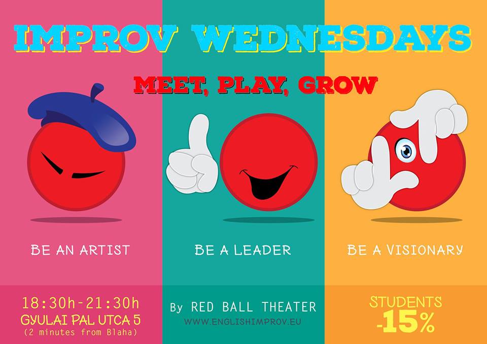 ’Improv Wednesdays', Red Ball Theater, 11 April