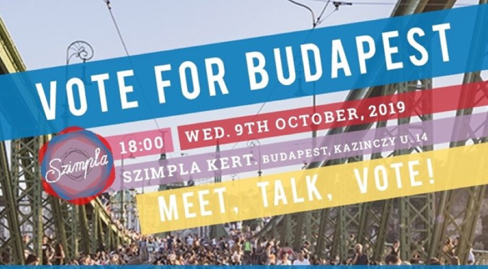 Expats Organize Vote4Budapest Meet Up Before Elections @ Szimpla Budapest, 9 October