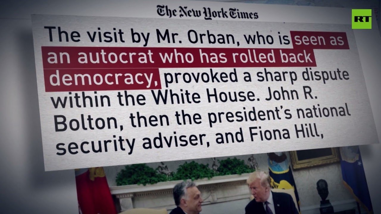 Video: Media Target PM Orbán For Alleged Influence On Trump