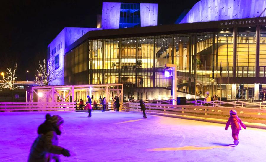 Outdoor Ice Rink @ Budapest Palace Of Arts, Open Until 29 January