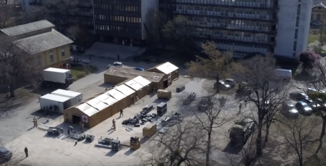 Video: Tent Hospital Set Up In Budapest For Coronavirus Patients