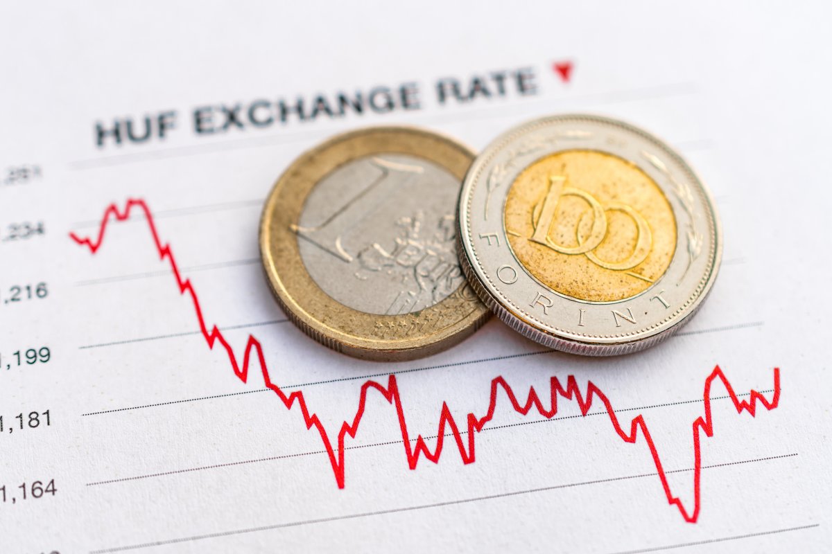 Hungarian Forint Touches Record Low Against Euro, Dollar