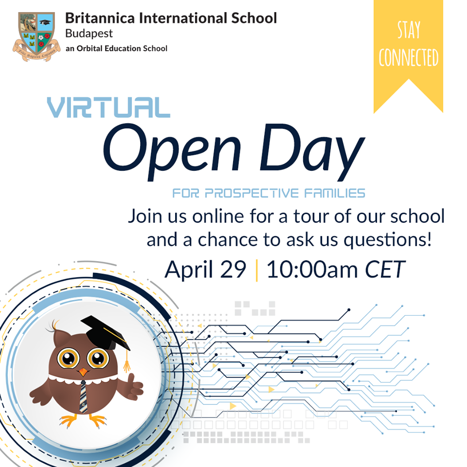 Virtual Open Day @ Britannica International School Budapest, 29 April