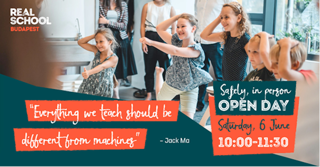 Real School Budapest Open Day - Join Them Safely In Person On 6 June