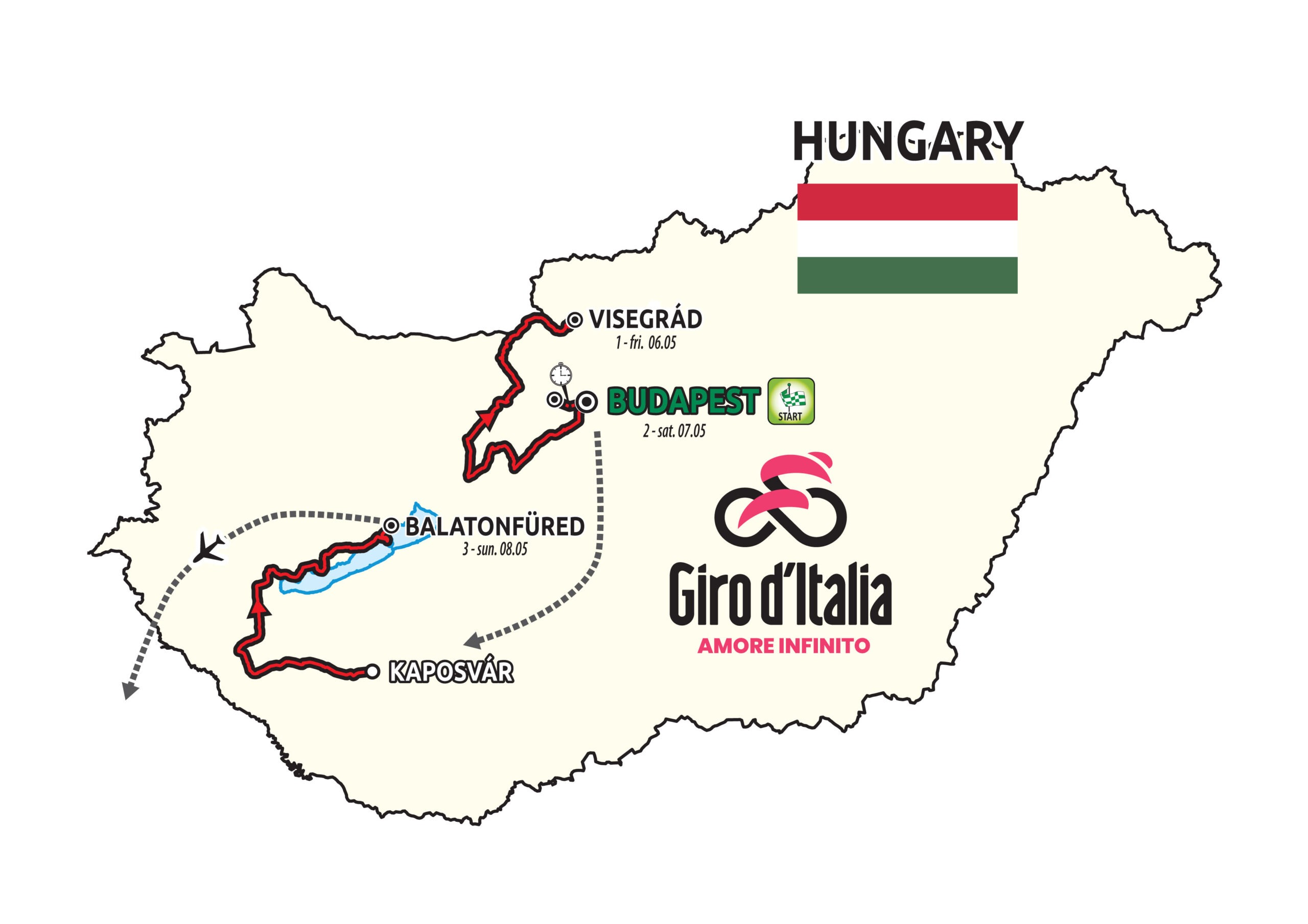 Giro D'italia to Set Off From Budapest Next May