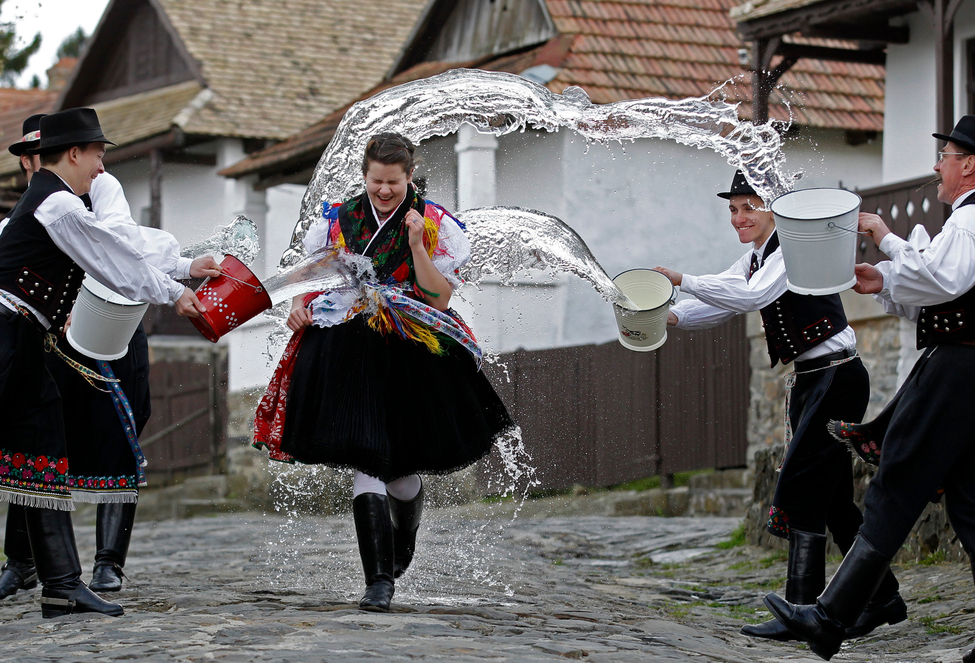 Watch: What Happened This Easter in Hollókő, Hungary
