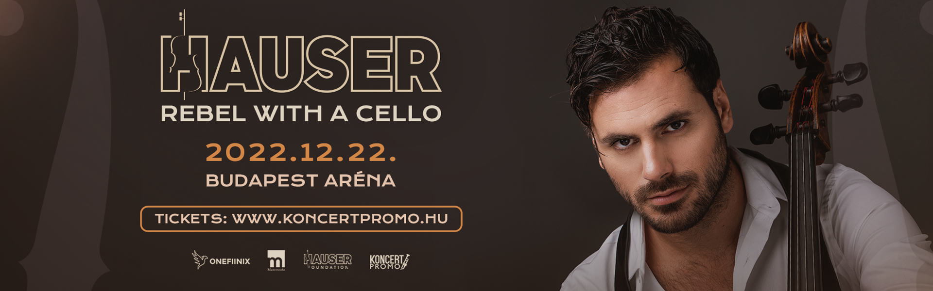 Hauser: “Rebel With A Cello”, Budapest Aréna, 22 December