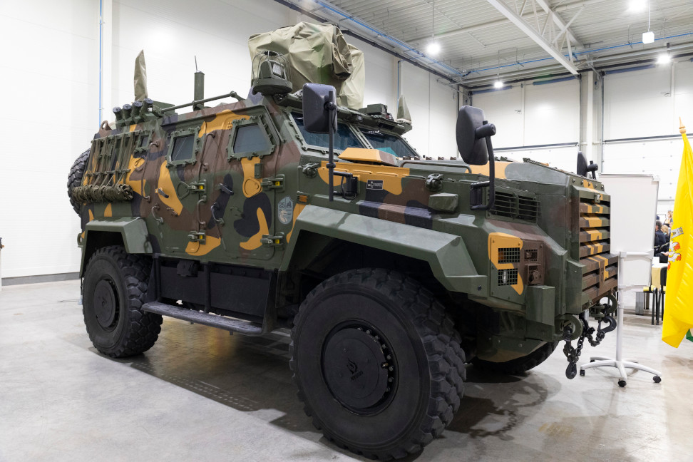 New Armoured Tactical Vehicles Purchased from Turkey Equiped in Hungary