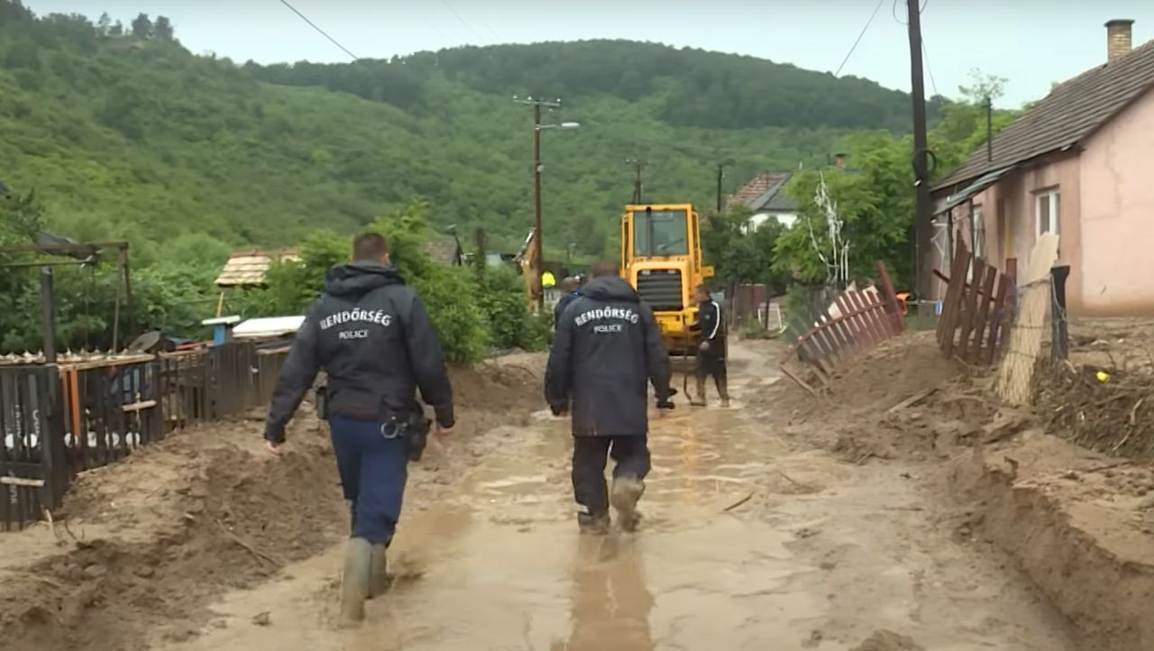 Watch: Homeowners Hit by Mudslide in Hungary to Receive Many Millions in Relief