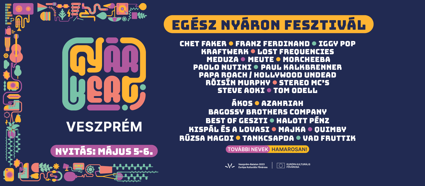 Iggy Pop, Kraftwerk to Take the Stage in Veszprém this Summer