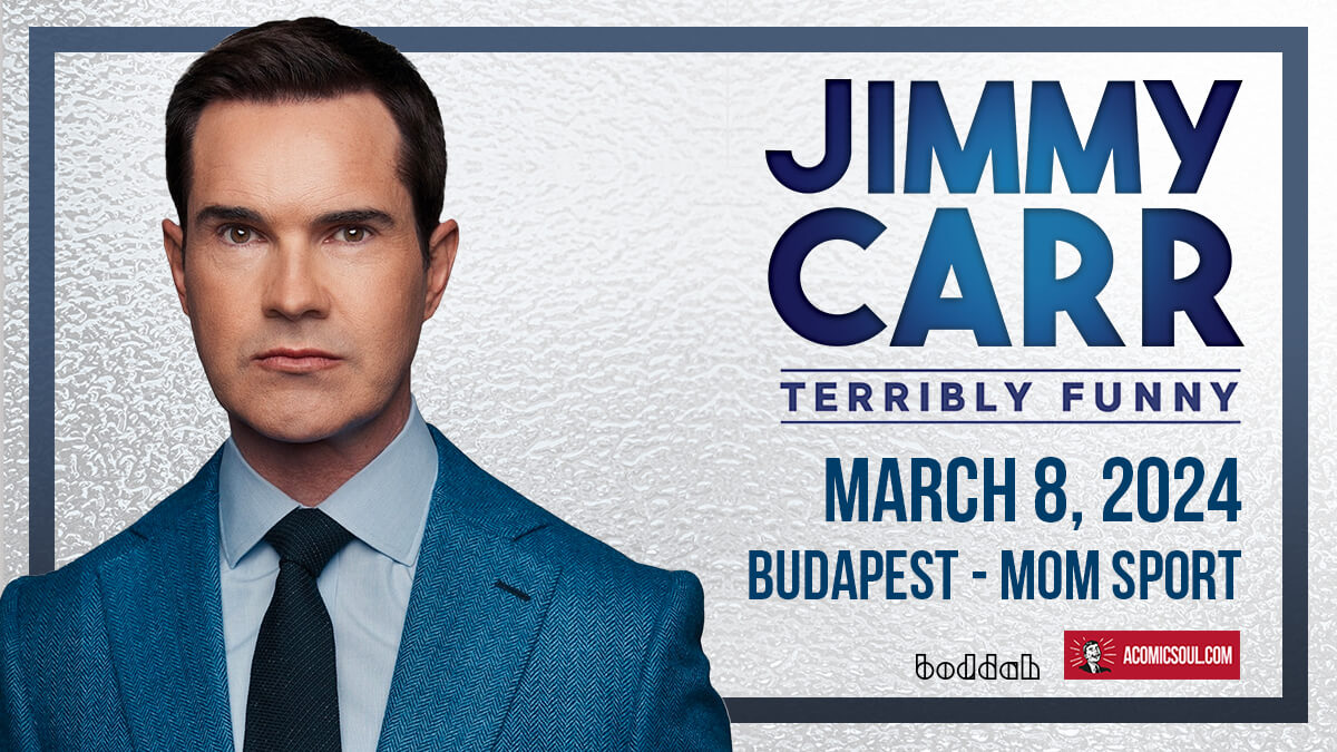 Jimmy Carr: 'Terribly Funny', MOM Sport Center Budapest, 18 March
