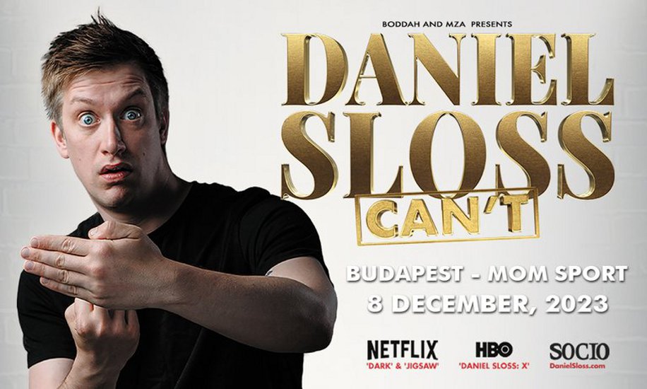 Daniel Sloss, MOM Sport Center Budapest, 8 December