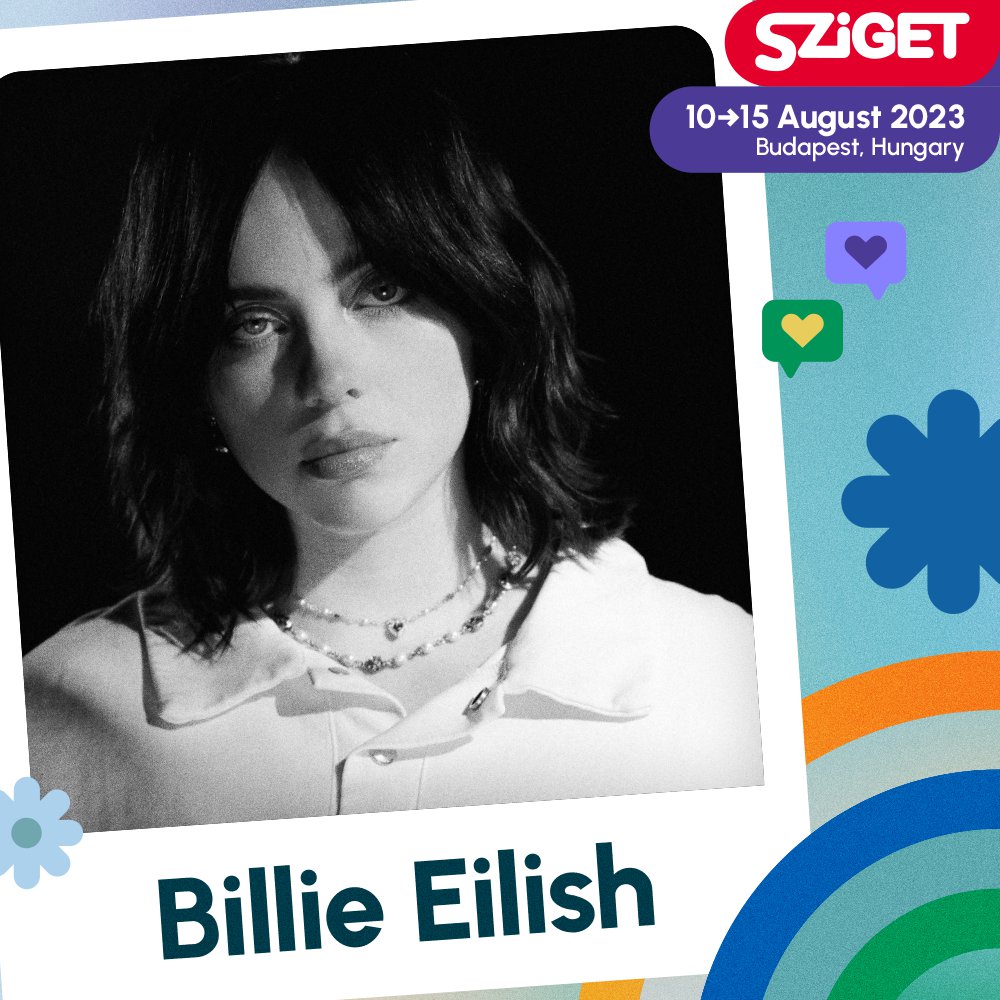 Billie Eilish, Sziget Festival Budapest, 15 August