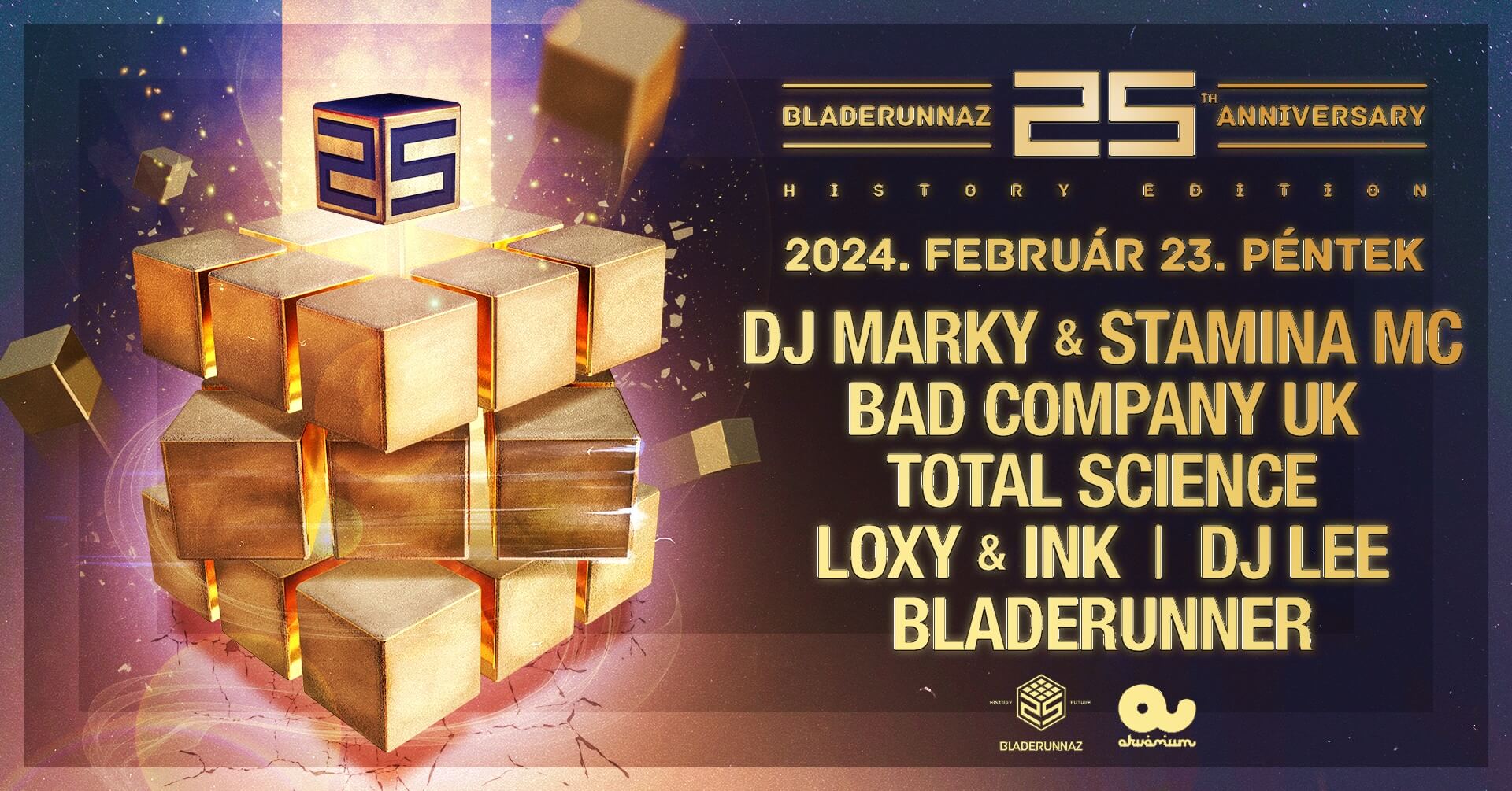 Bladerunnaz Birthday Party, Akvárium Klub Budapest, 23 February