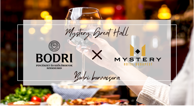 Postponed: Bodri Wine Tasting Dinner, Mystery Hotel Budapest