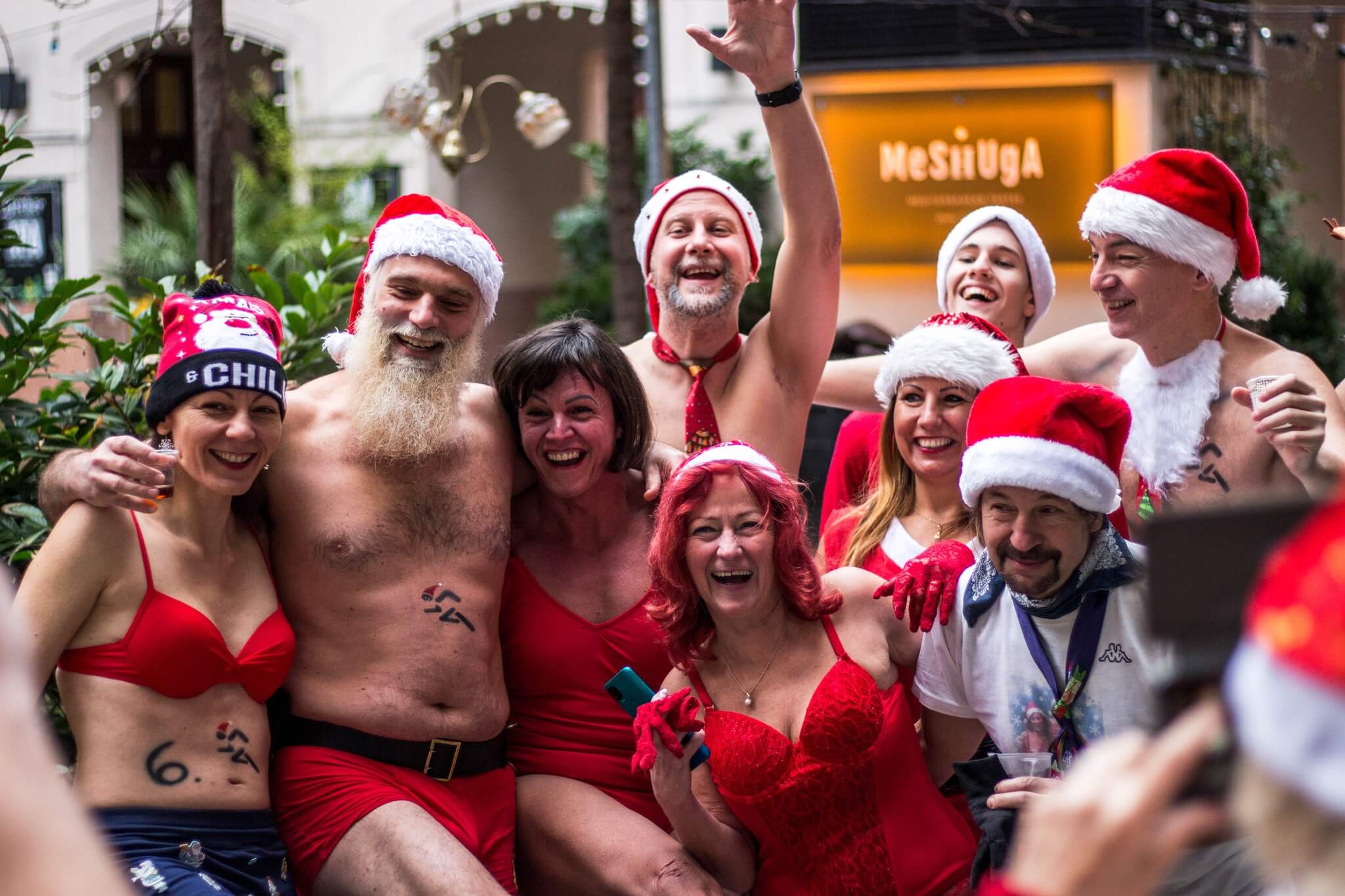 Watch: Half-Naked Santa Run Brings Christmas Cheer in Budapest