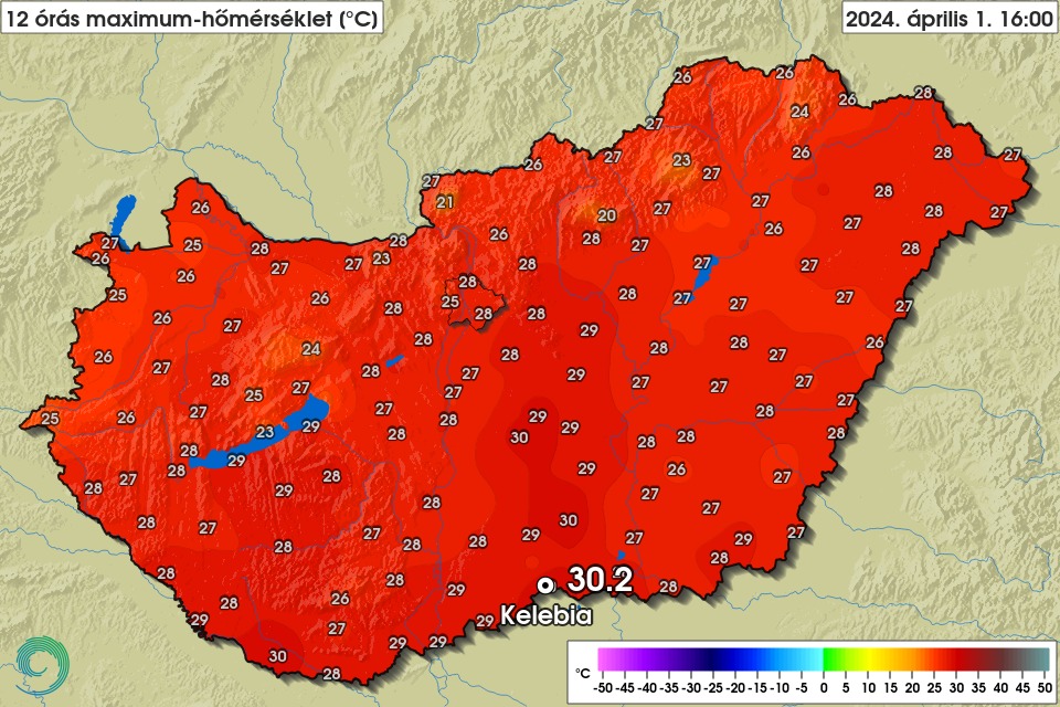 Heat Records Broken in Hungary Over Easter Weekend - Top Temperatures Disclosed