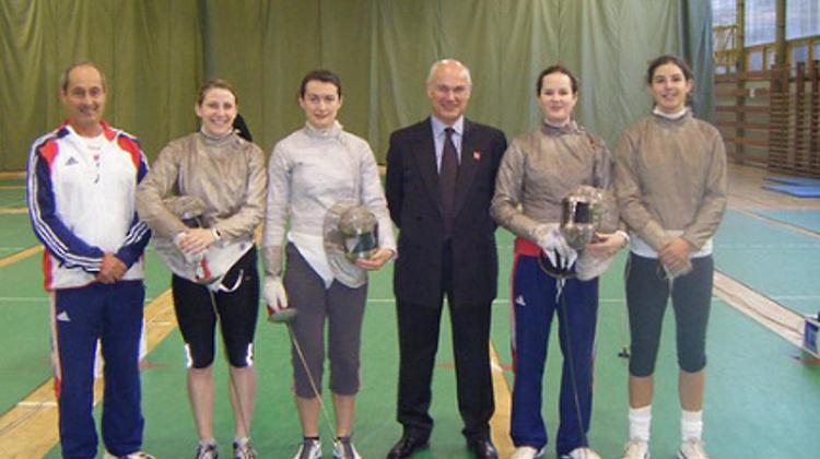 British Ambassador For Hungary Meets British Sabre Team In Tata Training Camp