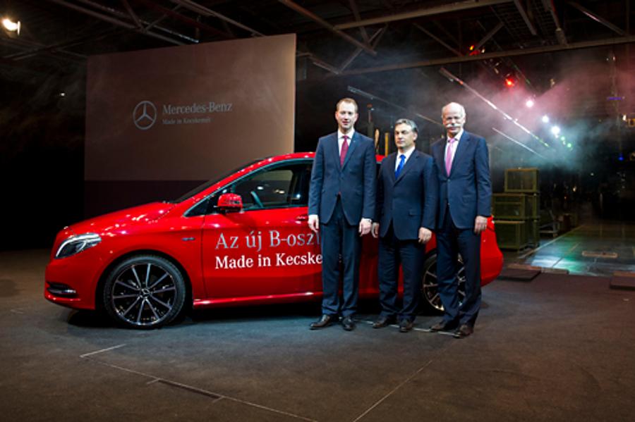 Mercedes Plant In C Hungary Outstanding Achievement, Says PM