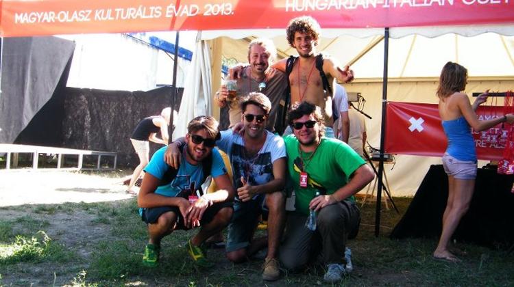 Hungarian – Italian Cultural Season 2013 Tent At The Sziget Festival