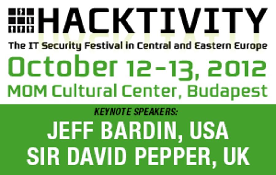 Invitation: Hacktivity 2012, Budapest, 12 - 13 October
