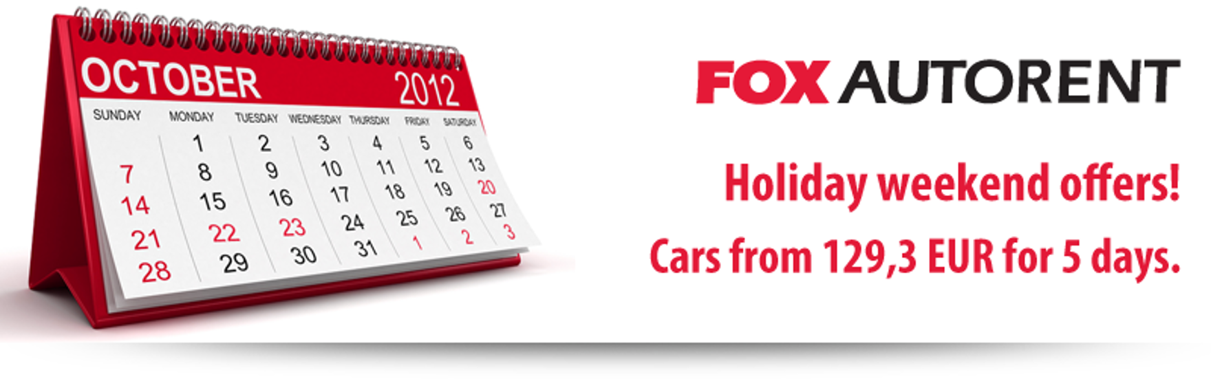 Revolutionary Offers From Fox Autorent For The Revolutionary Weekend