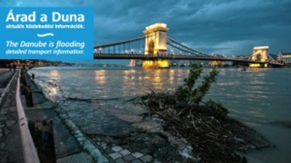 Traffic Changes In Budapest Due To Danube Flooding - 14 June Noon