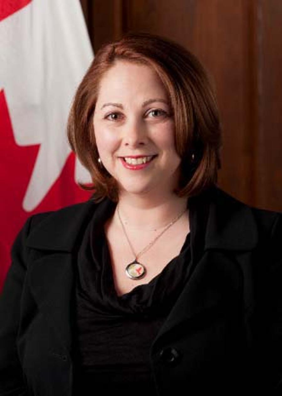 Zsolt Németh Presented An Award To Canadian Ambassador To Hungary Tamara Guttman