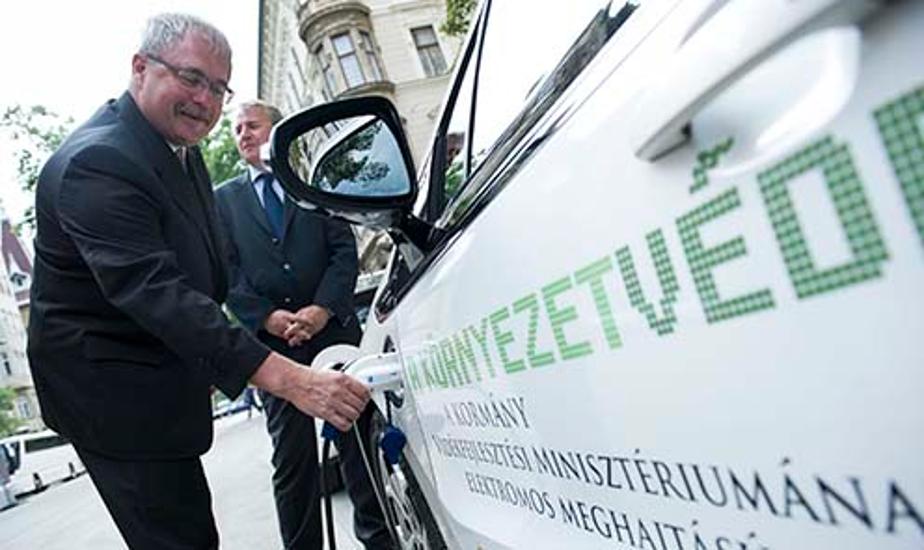 New Electric Car Charging Station Opens In Budapest