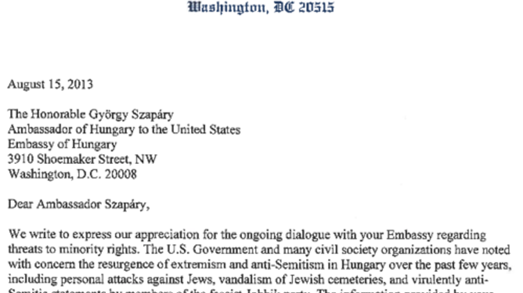 Members Of US Congress To Hungary: Government’s Efforts To Combat Extremism Are “Encouraging”
