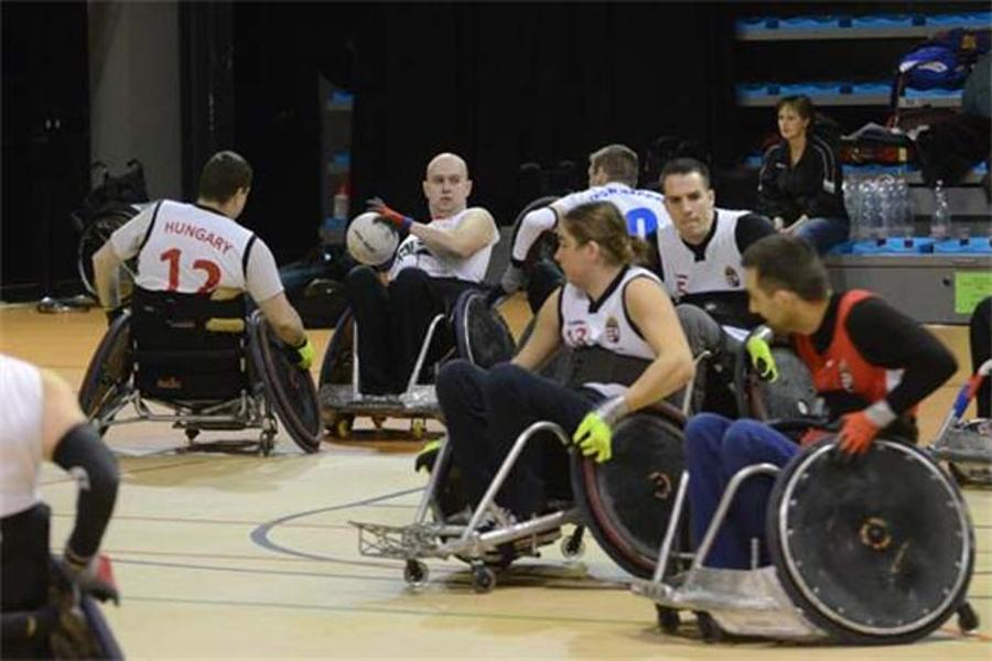 See What Happened @ International Wheelchair Rugby Tournament In Budapest