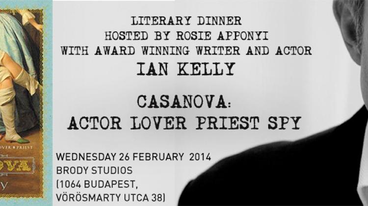 Literary & Gastronomic Event, Brody Studios Budapest, 26 February