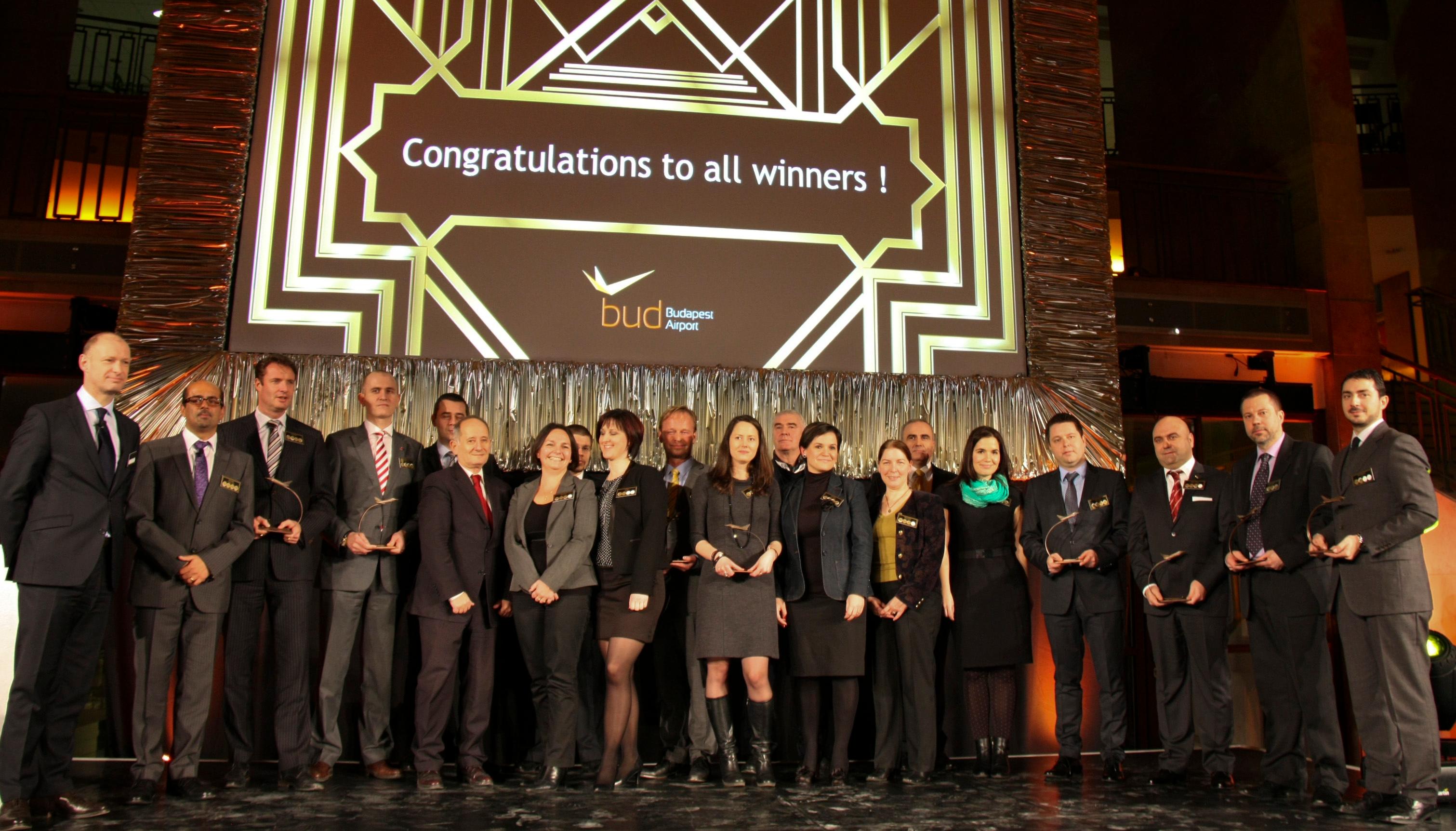 Award Winners At 7th Annual Aviation Awards Gala In Budapest