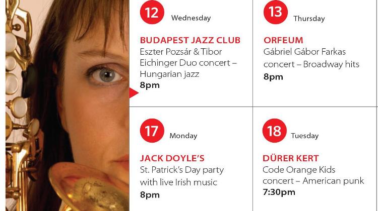 Budapest Nightlife Events, March 2014
