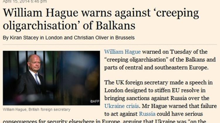 Xpat Opinion: No, Secretary Hague Was Not Talking About Hungary