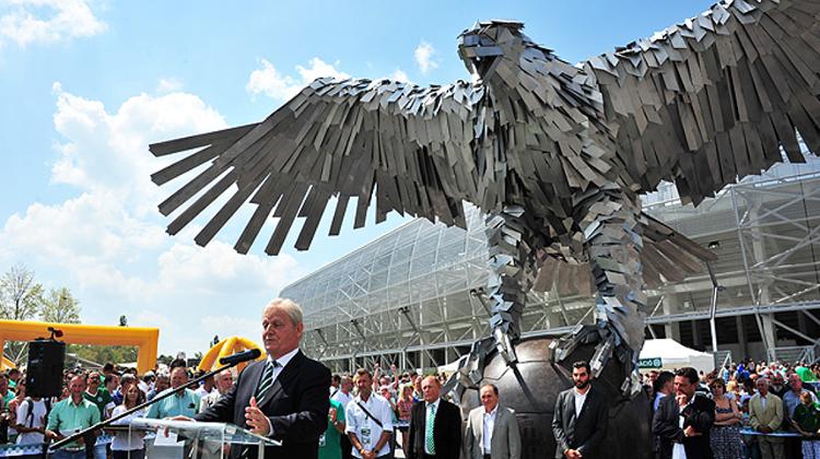 Fradi Family Holiday: The Eagle Sculpture Has Been Inaugurated In Budapest