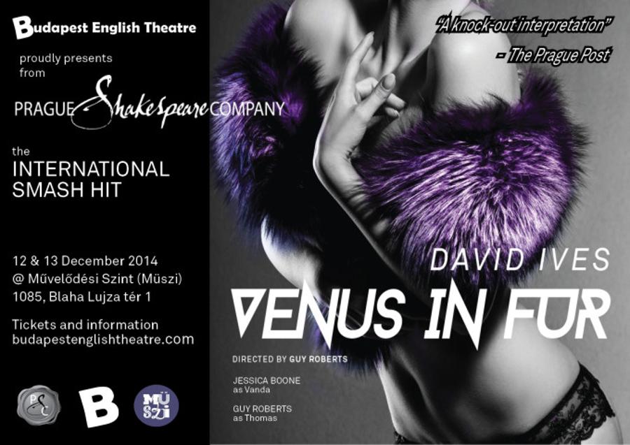 Budapest English Theatre: Venus In Fur, 12 - 13 December