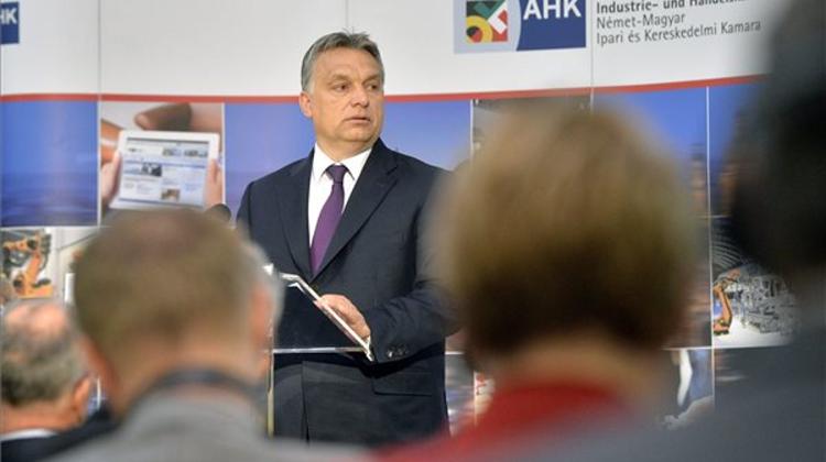 PM Orbán Addresses German-Hungarian Chamber Of Commerce