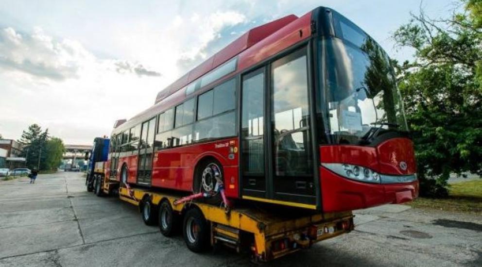 First Of Budapest’s New Trolley Bus Fleet Arrives To The Capital