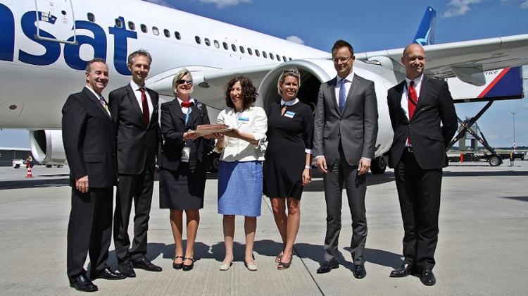 Air Transat Inaugurated First Budapest Toronto Via Montreal Flight