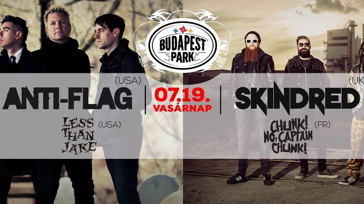 Anti-Flag, Skindred, Less Than Jake, Chunk! No, Captain Chunk! @ Budapest Park, 19 July