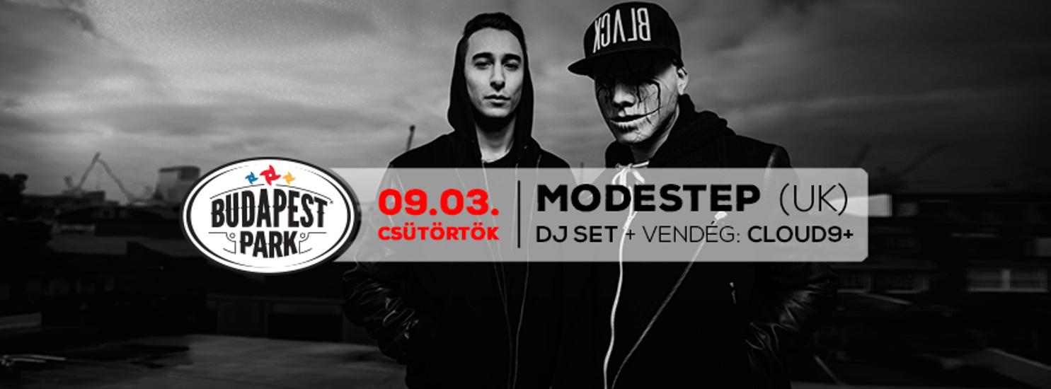 Modestep (UK) DJ Set, Guest: Cloud9+, Budapest Park, 3 September