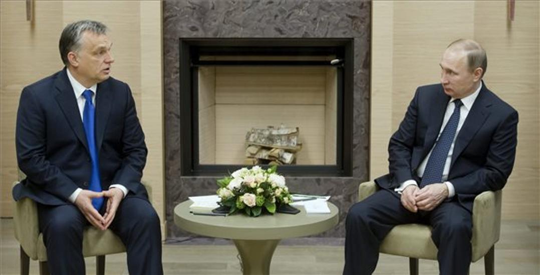 Video Report: Putin Meets Orban Before EU Summit,