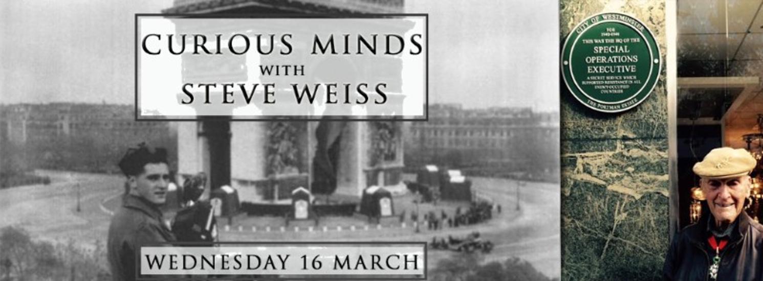 Curious Minds With Steve Weiss, Brody Studios, 16 March