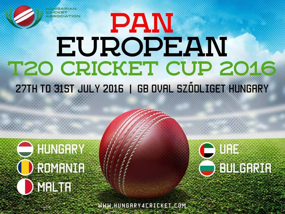 Pan-European T20 Cricket Cup In Hungary, GB Oval Sződliget, 27-31 July