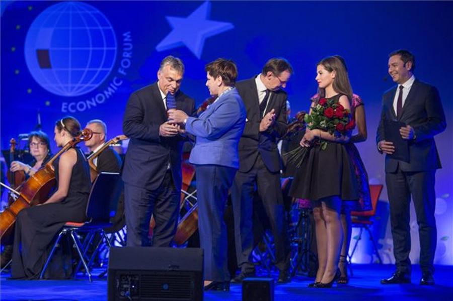 Orbán Awarded Man Of The Year At Krynica Forum