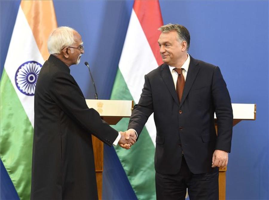 Orbán Meets Indian Leader
